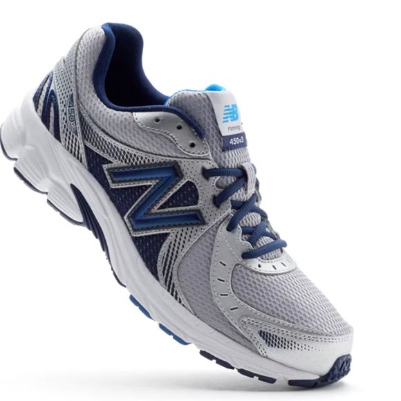 New Balance Other - NEW New Balance 450 v3 SZ 8 4E WIDE Men's Gray / Silver / Blue Leather / Mesh